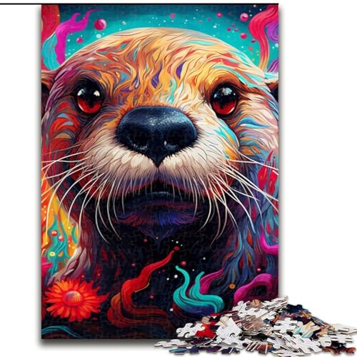 1000-teiliges Puzzle für Erwachsene, farbenfroher Kunstotter, 1000-teiliges Puzzle für Erwachsene, interaktives Familienspiel, Denksportaufgabe, Geschenk, Lernspielzeug, 50x75cm 1000-teiliges Puzzle für Erwachsene, farbenfroher Kunstotter, 1000-teiliges Puzzle für Erwachsene, interaktives Familienspiel, Denksportaufgabe, Geschenk, Lernspielzeug, 50x75cm von LYXIANY