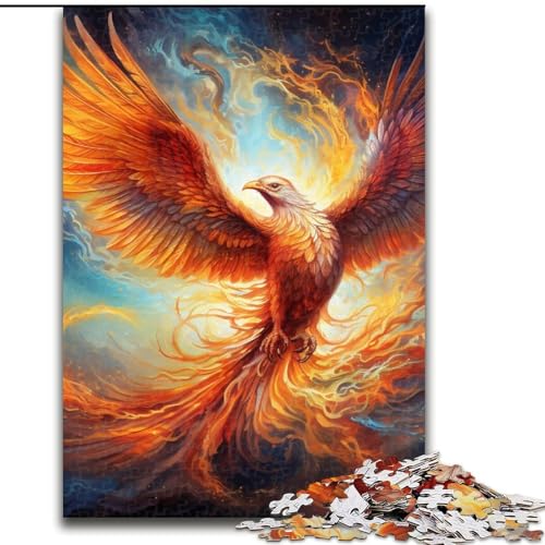1000-teiliges Puzzle für Erwachsene, farbenfrohes Kunst-Phoenix-Holzpuzzle, interaktives Familienspiel, Familienaktivitätsspiel, 50x75cm 1000-teiliges Puzzle für Erwachsene, farbenfrohes Kunst-Phoenix-Holzpuzzle, interaktives Familienspiel, Familienaktivitätsspiel, 50x75cm von LYXIANY