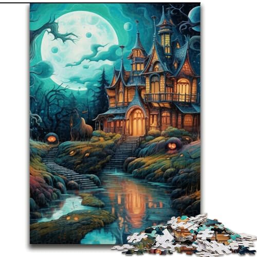 1000-teiliges Puzzle für Erwachsene, farbenfrohes Spiel, Holzpuzzle, 50x75cm, Familie und Freunde, geeignet für Kinder ab 14 Jahren von LYXIANY