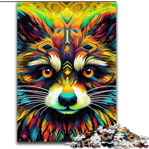 1000-teiliges Puzzle für Erwachsene, grüner Waschbär, 1000 Teile, Puzzle für Erwachsene, interaktives Familienspiel, Denksportaufgabe, Geschenk, Lernspielzeug, 50x75cm 1000-teiliges Puzzle für Erwachsene, grüner Waschbär, 1000 Teile, Puzzle für Erwachsene, interaktives Familienspiel, Denksportaufgabe, Geschenk, Lernspielzeug, 50x75cm von LYXIANY