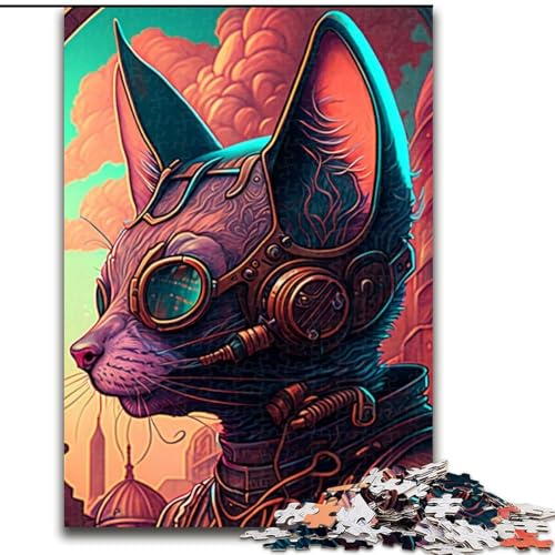 1000-teiliges Puzzle für Erwachsene, haarloser Katzenkrieger, Holzpuzzle, Größe 50x75cm, Lernspielzeug für Teenager, Heimbüro-Dekor 1000-teiliges Puzzle für Erwachsene, haarloser Katzenkrieger, Holzpuzzle, Größe 50x75cm, Lernspielzeug für Teenager, Heimbüro-Dekor von LYXIANY
