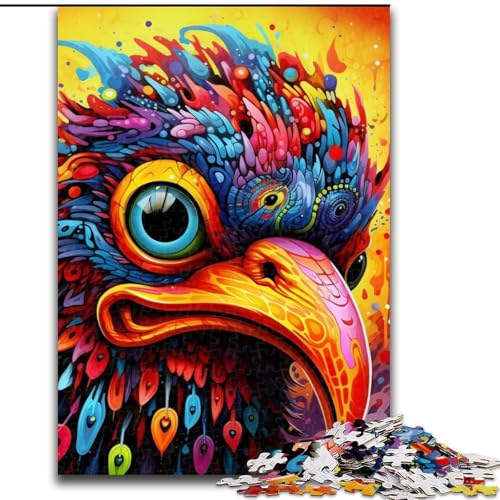 1000-teiliges Puzzle für Erwachsene, psychedelische Vögel, Puzzles für Erwachsene, perfekt für Halloween, Weihnachten, Geburtstagsgeschenk, 26x38cm 1000-teiliges Puzzle für Erwachsene, psychedelische Vögel, Puzzles für Erwachsene, perfekt für Halloween, Weihnachten, Geburtstagsgeschenk, 26x38cm von LYXIANY