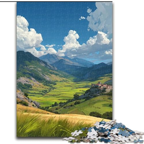 1000-teiliges Puzzle für Erwachsene, schöne Berge, Lernspielzeug, Familienspiele, stärkt die Liebe zwischen Paaren, 38x26cm 1000-teiliges Puzzle für Erwachsene, schöne Berge, Lernspielzeug, Familienspiele, stärkt die Liebe zwischen Paaren, 38x26cm von LYXIANY