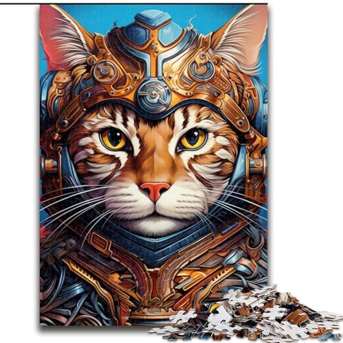 1000-teiliges Puzzle für Erwachsene „Der Kater mit dem Hut“, Papppuzzle, 26x38cm, Familie und Freunde, geeignet für Kinder ab 14 Jahren 1000-teiliges Puzzle für Erwachsene „Der Kater mit dem Hut“, Papppuzzle, 26x38cm, Familie und Freunde, geeignet für Kinder ab 14 Jahren von LYXIANY