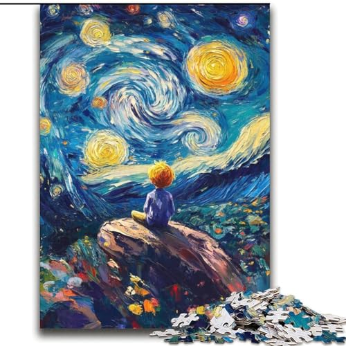 1000-teiliges Puzzle für Erwachsene und Jugendliche, „Der kleine Prinz des Nachthimmels“, lehrreich ganze Familie, 38x52cm 1000-teiliges Puzzle für Erwachsene und Jugendliche, „Der kleine Prinz des Nachthimmels“, lehrreich ganze Familie, 38x52cm von LYXIANY