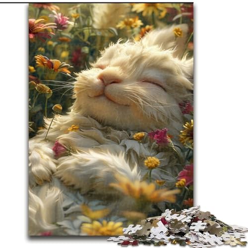 1000-teiliges Puzzle für Erwachsene und Jugendliche, Alpenkaninchen, Quizspiel zur Stärkung der Liebe zwischen Paaren für Kinder ab 14 Jahren (Größe 26x38cm) von LYXIANY