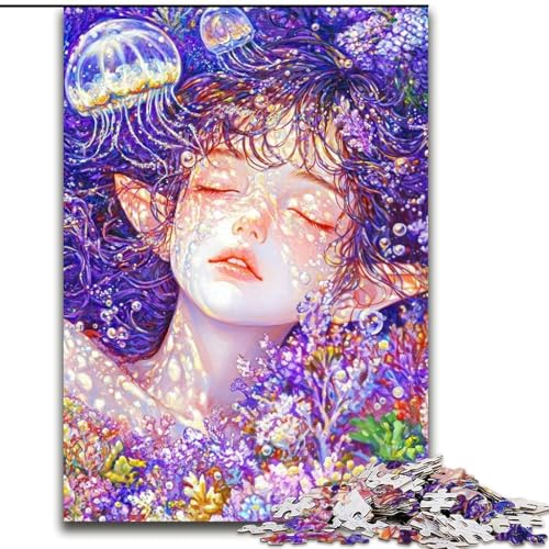 1000-teiliges Puzzle für Erwachsene und Jugendliche, Anime-Mädchen, dekomprimierendes intellektuelles Lernspielzeug, geeignet für Paare ab 14 Jahren, 26x38cm 1000-teiliges Puzzle für Erwachsene und Jugendliche, Anime-Mädchen, dekomprimierendes intellektuelles Lernspielzeug, geeignet für Paare ab 14 Jahren, 26x38cm von LYXIANY
