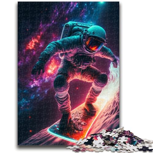 1000-teiliges Puzzle für Erwachsene und Jugendliche, Astronaut auf einem Skateboard, Lernspiel, Herausforderung, Spielzeug, Wanddekoration, einzigartige Geburtstags, 26x38cm 1000-teiliges Puzzle für Erwachsene und Jugendliche, Astronaut auf einem Skateboard, Lernspiel, Herausforderung, Spielzeug, Wanddekoration, einzigartige Geburtstags, 26x38cm von LYXIANY