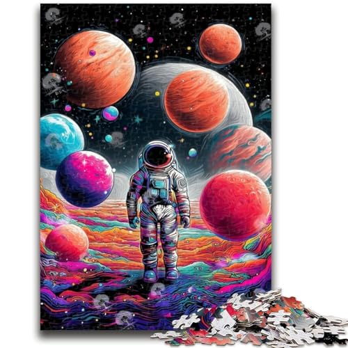 1000-teiliges Puzzle für Erwachsene und Jugendliche, Astronautenspielzeug, Denkspiel zur Heimdekoration, für Kinder ab 14 Jahren, 38x26cm von LYXIANY