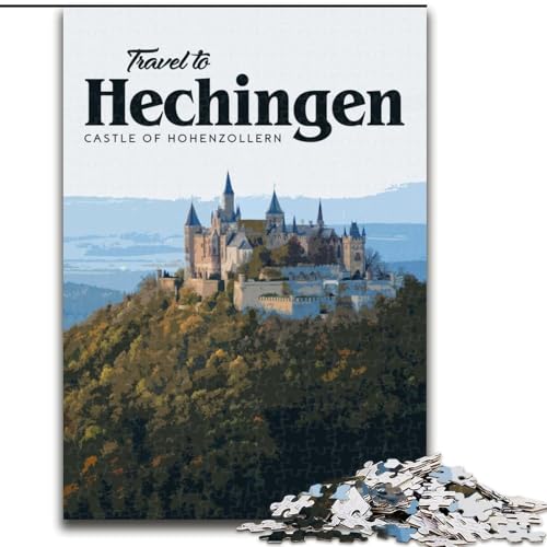 1000-teiliges Puzzle für Erwachsene und Jugendliche, Besuch in Hechingen, zum Entspannen, intellektuelles Lernspielzeug, Wichtelgeschenke (26x38cm),1000 Stück von LYXIANY