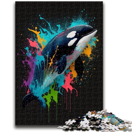 1000-teiliges Puzzle für Erwachsene und Jugendliche, Blauwal, Lernspiele, Heimdekoration, ganze Familie, 50x75cm 1000-teiliges Puzzle für Erwachsene und Jugendliche, Blauwal, Lernspiele, Heimdekoration, ganze Familie, 50x75cm von LYXIANY