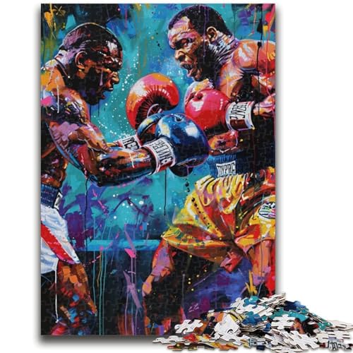 1000-teiliges Puzzle für Erwachsene und Jugendliche, Boxer, Lernspiele, Heimdekoration, ganze Familie, 50x75cm 1000-teiliges Puzzle für Erwachsene und Jugendliche, Boxer, Lernspiele, Heimdekoration, ganze Familie, 50x75cm von LYXIANY