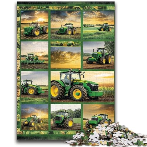 1000-teiliges Puzzle für Erwachsene und Jugendliche, Collage mit landwirtschaftlichen Geräten und Traktoren, Lernspiele, DIY-Spielzeug, ganze Familie, 26x38cm 1000-teiliges Puzzle für Erwachsene und Jugendliche, Collage mit landwirtschaftlichen Geräten und Traktoren, Lernspiele, DIY-Spielzeug, ganze Familie, 26x38cm von LYXIANY