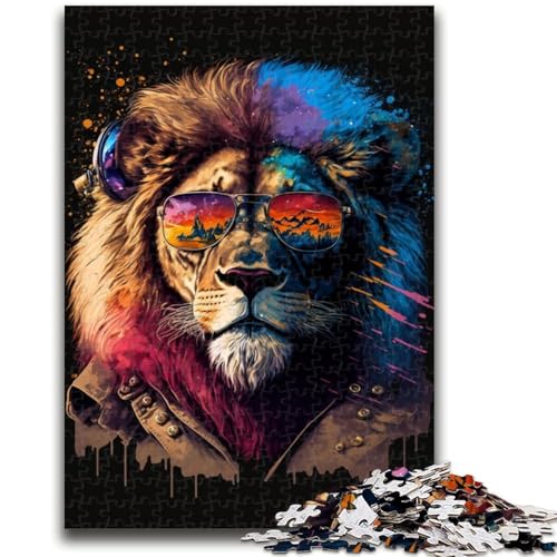1000-teiliges Puzzle für Erwachsene und Jugendliche, Der Löwe mit der Krone, für Kinder ab 14 Jahren, Denkspiel, Weihnachts- und Geburtstagsgeschenke, 50x75cm 1000-teiliges Puzzle für Erwachsene und Jugendliche, Der Löwe mit der Krone, für Kinder ab 14 Jahren, Denkspiel, Weihnachts- und Geburtstagsgeschenke, 50x75cm von LYXIANY