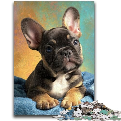 1000-teiliges Puzzle für Erwachsene und Jugendliche, Französische Bulldogge, Lernspiele, Heimdekoration, Lernspiel für Geburtstag, Weihnachten, 26x38cm 1000-teiliges Puzzle für Erwachsene und Jugendliche, Französische Bulldogge, Lernspiele, Heimdekoration, Lernspiel für Geburtstag, Weihnachten, 26x38cm von LYXIANY