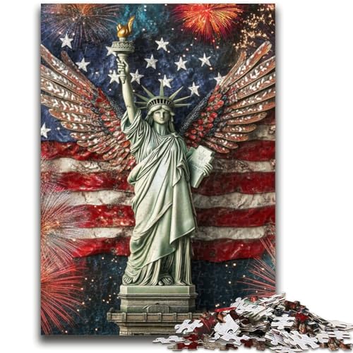 1000-teiliges Puzzle für Erwachsene und Jugendliche, Freiheitsstatue, anspruchsvolles Spiel, Geschenke für die ganze Familie, ganze Familie, 50x75cm 1000-teiliges Puzzle für Erwachsene und Jugendliche, Freiheitsstatue, anspruchsvolles Spiel, Geschenke für die ganze Familie, ganze Familie, 50x75cm von LYXIANY
