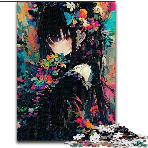 1000-teiliges Puzzle für Erwachsene und Jugendliche, Japanisches Anime-Mädchen, Spielzeug, Lernspiele, Stressabbau, einzigartige Heimdekoration und Geschenke, 38x26cm 1000-teiliges Puzzle für Erwachsene und Jugendliche, Japanisches Anime-Mädchen, Spielzeug, Lernspiele, Stressabbau, einzigartige Heimdekoration und Geschenke, 38x26cm von LYXIANY
