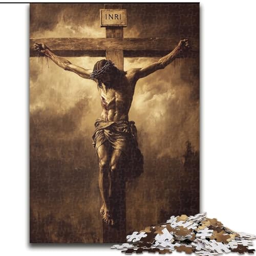 1000-teiliges Puzzle für Erwachsene und Jugendliche, Jesus, Quizspiel, Wanddekoration, einzigartige Geburtstags, 26x38cm 1000-teiliges Puzzle für Erwachsene und Jugendliche, Jesus, Quizspiel, Wanddekoration, einzigartige Geburtstags, 26x38cm von LYXIANY