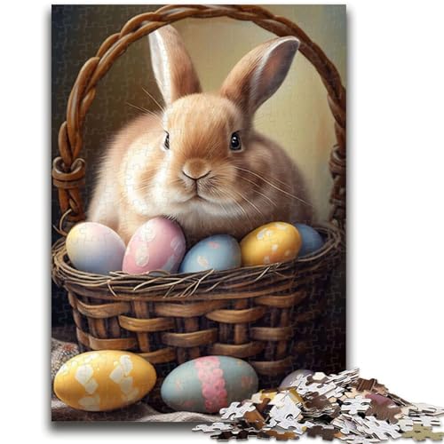 1000-teiliges Puzzle für Erwachsene und Jugendliche, Kaninchen, Osterhase, Tier, pädagogisches Spielzeug zum Stressabbau, Eltern-Kind-Interaktion für Kinder ab 14 Jahren, 50x75cm 1000-teiliges Puzzle für Erwachsene und Jugendliche, Kaninchen, Osterhase, Tier, pädagogisches Spielzeug zum Stressabbau, Eltern-Kind-Interaktion für Kinder ab 14 Jahren, 50x75cm von LYXIANY