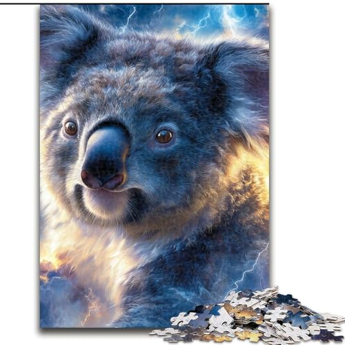 1000-teiliges Puzzle für Erwachsene und Jugendliche, Koala, Quizspiel zur Stärkung der Liebe zwischen Paaren für Kinder ab 14 Jahren (Größe 26x38cm) von LYXIANY