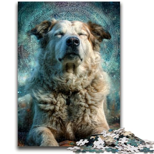 1000-teiliges Puzzle für Erwachsene und Jugendliche, Lernspielzeug mit Hund, ganze Familie, 26x38cm 1000-teiliges Puzzle für Erwachsene und Jugendliche, Lernspielzeug mit Hund, ganze Familie, 26x38cm von LYXIANY