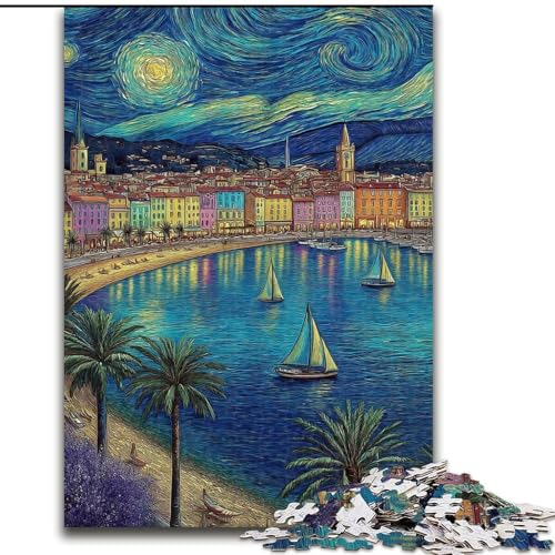 1000-teiliges Puzzle für Erwachsene und Jugendliche, Nachthimmel, Spielzeug, Lernspiele, Stressabbau, tolle Geschenke und Spielzeuge, 38x26cm 1000-teiliges Puzzle für Erwachsene und Jugendliche, Nachthimmel, Spielzeug, Lernspiele, Stressabbau, tolle Geschenke und Spielzeuge, 38x26cm von LYXIANY