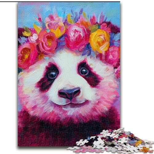1000-teiliges Puzzle für Erwachsene und Jugendliche, Panda-Malerei, Quizspiel zur Stärkung der Liebe zwischen Paaren für Kinder ab 14 Jahren (Größe 50x75cm) von LYXIANY