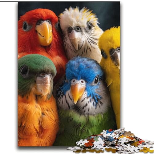 1000-teiliges Puzzle für Erwachsene und Jugendliche, Papagei, lehrreich, ganze Familie, 38x52cm 1000-teiliges Puzzle für Erwachsene und Jugendliche, Papagei, lehrreich, ganze Familie, 38x52cm von LYXIANY