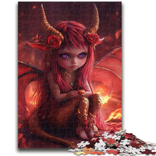 1000-teiliges Puzzle für Erwachsene und Jugendliche, Teufel, kleines Drachenmädchen, Lernspielzeug, ganze Familie, 50x75cm 1000-teiliges Puzzle für Erwachsene und Jugendliche, Teufel, kleines Drachenmädchen, Lernspielzeug, ganze Familie, 50x75cm von LYXIANY