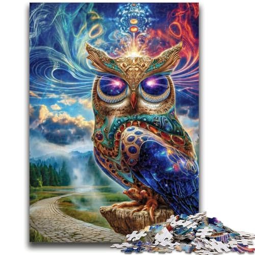 1000-teiliges Puzzle für Erwachsene und Jugendliche, Tier-Fantasie-Eule, für Kinder ab 14 Jahren, lustige Spiele, lustige Aktivitäten zu Hause, Geburtstagsgeschenke, Reisegeschenke, 38x26cm 1000-teiliges Puzzle für Erwachsene und Jugendliche, Tier-Fantasie-Eule, für Kinder ab 14 Jahren, lustige Spiele, lustige Aktivitäten zu Hause, Geburtstagsgeschenke, Reisegeschenke, 38x26cm von LYXIANY