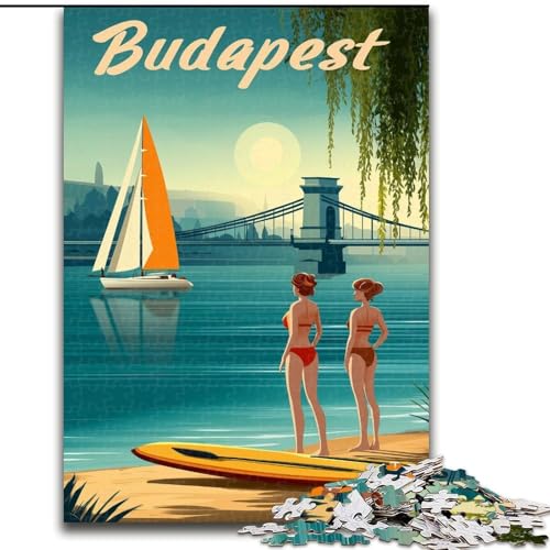 1000-teiliges Puzzle für Erwachsene und Jugendliche, Weltposter, dekomprimierendes intellektuelles Lernspielzeug, geeignet als Schreibtischdekoration (Größe 26x38cm) von LYXIANY