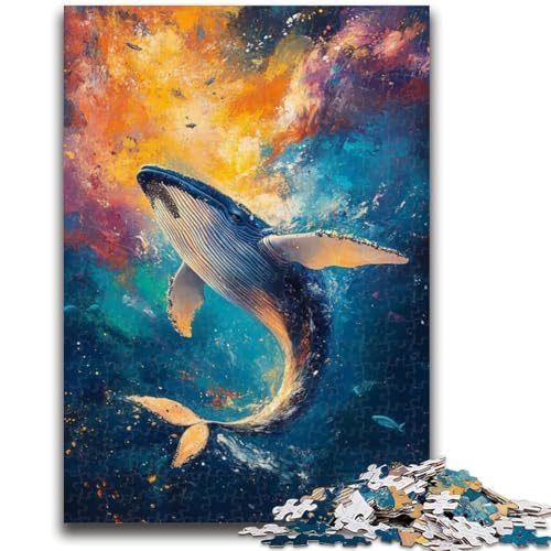 1000-teiliges Puzzle für Erwachsene und Jugendliche, geheimnisvoller Wal, für Kinder ab 14 Jahren, anspruchsvoll zu vervollständigen, aber lustig und humorvoll, tolle Geschenke und Spielzeuge, 50x75cm 1000-teiliges Puzzle für Erwachsene und Jugendliche, geheimnisvoller Wal, für Kinder ab 14 Jahren, anspruchsvoll zu vervollständigen, aber lustig und humorvoll, tolle Geschenke und Spielzeuge, 50x75cm von LYXIANY