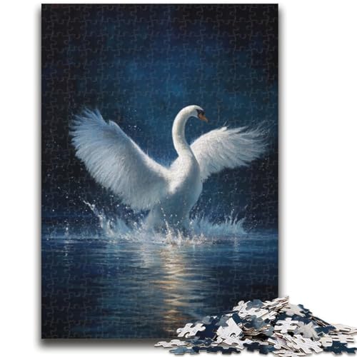 1000-teiliges Puzzle für Erwachsene und Jugendliche, weißer Schwan, für 14+, schwer zu vervollständigen, Aber lustiges und humorvolles Geburtstagsgeschenk, 50x75cm 1000-teiliges Puzzle für Erwachsene und Jugendliche, weißer Schwan, für 14+, schwer zu vervollständigen, Aber lustiges und humorvolles Geburtstagsgeschenk, 50x75cm von LYXIANY