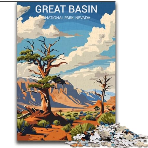 1000-teiliges Puzzle für Erwachsene und Jugendliche,Great Basin National Park,hilft dem Gehirn,süchtig machendes Spielzeug zu trainieren,um Geduld zu fördern,perfekte Dekoration (38x52cm),1000 Teile von LYXIANY