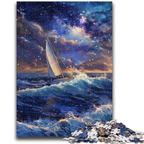 1000-teiliges Puzzle für Erwachsene und Jugendliche,Segelboot auf dem Meer unter der Galaxie,Lernspiel,Herausforderung,Spielzeug,Wanddekoration,einzigartige Geburtstags 1000-teiliges Puzzle für Erwachsene und Jugendliche,Segelboot auf dem Meer unter der Galaxie,Lernspiel,Herausforderung,Spielzeug,Wanddekoration,einzigartige Geburtstags von LYXIANY