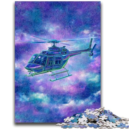 1000-teiliges Puzzle für Erwachsene und Jugendliche Traumhubschrauber hilft dem Gehirn, süchtig machendes Spielzeug zu trainieren, um Geduld zu fördern Geeignet für Paare, 50x75cm von LYXIANY