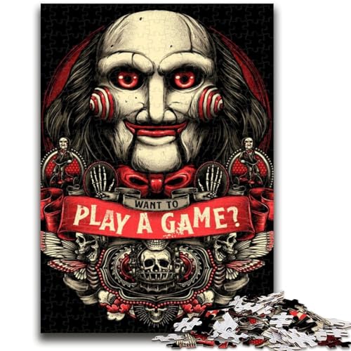 1000-teiliges Puzzle für Erwachsene und Jugendliche ab 14 Jahren, die EIN Spiel Spielen möchten Unmögliches Spiel, Weihnachts- und Geburtstagsgeschenk, 26x38cm von LYXIANY