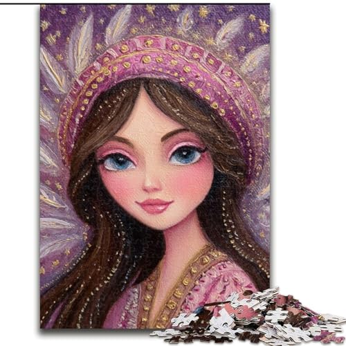 1000-teiliges Puzzle für Erwachsene und Teenager, Anime-Mädchen, Lernspielzeug, Familienspiele, Geschenke für Freunde und Familie (Größe 50x75cm) von LYXIANY