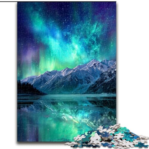 1000-teiliges Puzzle für Erwachsene und Teenager, Aurora, anspruchsvolles Spielspielzeug, Wanddekoration, einzigartige Geburtstags, 50x75cm 1000-teiliges Puzzle für Erwachsene und Teenager, Aurora, anspruchsvolles Spielspielzeug, Wanddekoration, einzigartige Geburtstags, 50x75cm von LYXIANY