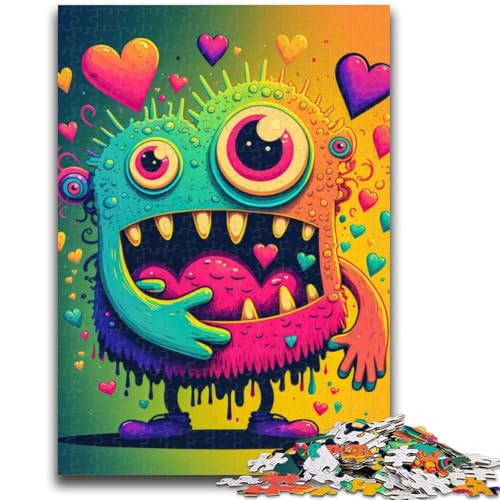 1000-teiliges Puzzle für Erwachsene und Teenager, Monster Love Frenzy, Kunst, Lernen, Lernspielzeug, Spaß bei Aktivitäten zu Hause, Geburtstagsgeschenk, Reisegeschenke, 38x26cm 1000-teiliges Puzzle für Erwachsene und Teenager, Monster Love Frenzy, Kunst, Lernen, Lernspielzeug, Spaß bei Aktivitäten zu Hause, Geburtstagsgeschenk, Reisegeschenke, 38x26cm von LYXIANY