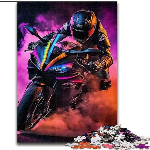 1000-teiliges Puzzle für Erwachsene und Teenager, Motorrad, hilft dem Gehirn, süchtig machendes Spielzeug zu trainieren, um Geduld zu fördern, perfekte Dekoration, 38x26cm 1000-teiliges Puzzle für Erwachsene und Teenager, Motorrad, hilft dem Gehirn, süchtig machendes Spielzeug zu trainieren, um Geduld zu fördern, perfekte Dekoration, 38x26cm von LYXIANY