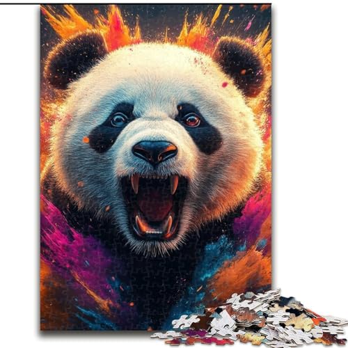 1000-teiliges Puzzle für Erwachsene und Teenager, Panda, Spielzeug, Lernspiele, Stressabbau, einzigartige Heimdekoration und Geschenke (Größe 26x38cm) von LYXIANY