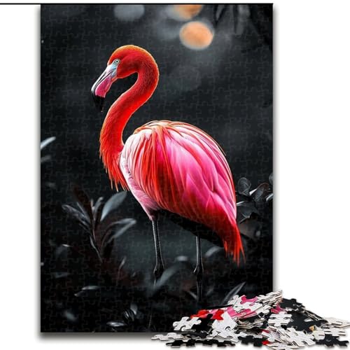 1000-teiliges Puzzle für Erwachsene und Teenager, Tier-Flamingo, Lernspielzeug, Familienspiele, die die Liebe zwischen Paaren stärken, 38x26cm 1000-teiliges Puzzle für Erwachsene und Teenager, Tier-Flamingo, Lernspielzeug, Familienspiele, die die Liebe zwischen Paaren stärken, 38x26cm von LYXIANY