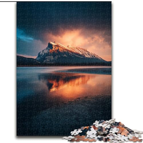 1000-teiliges Puzzle für Erwachsene. Wunderschönes Berg- und Seen-Puzzle. Anspruchsvolles Denkspiel für Teenager, perfekt als Heimdekoration oder Geschenk (Größe 50x75cm) von LYXIANY