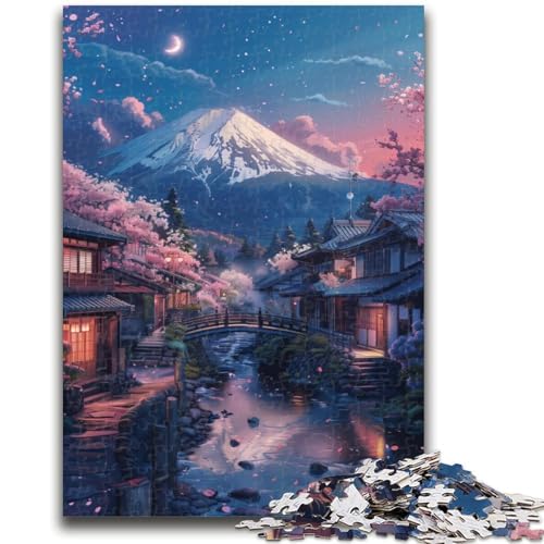 1000-teiliges Puzzle für Jugendliche und Erwachsene, Berg Fuji und Kirschblüte, für Kinder ab 14 Jahren, Denkspiel, Weihnachts- und Geburtstagsgeschenke, 50x75cm 1000-teiliges Puzzle für Jugendliche und Erwachsene, Berg Fuji und Kirschblüte, für Kinder ab 14 Jahren, Denkspiel, Weihnachts- und Geburtstagsgeschenke, 50x75cm von LYXIANY
