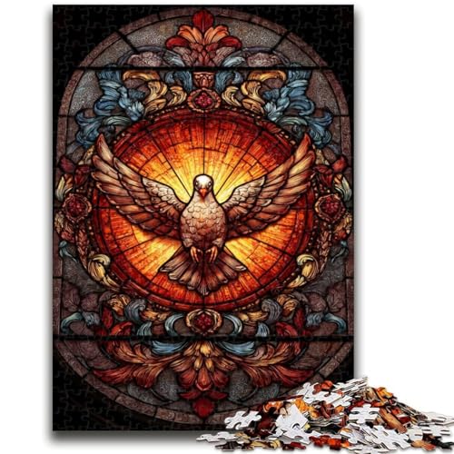 1000-teiliges Puzzle für Jugendliche und Erwachsene, Buntglasvogel-Denkspiel, Lernspiel für Geburtstag, Weihnachten, für 14-Jährige, 50x75cm 1000-teiliges Puzzle für Jugendliche und Erwachsene, Buntglasvogel-Denkspiel, Lernspiel für Geburtstag, Weihnachten, für 14-Jährige, 50x75cm von LYXIANY