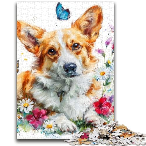 1000-teiliges Puzzle für Jugendliche und Erwachsene, Corgi, anspruchsvolles Spiel und Lernspiel für die ganze Familie zum Geburtstag, Weihnachten, 50x75cm 1000-teiliges Puzzle für Jugendliche und Erwachsene, Corgi, anspruchsvolles Spiel und Lernspiel für die ganze Familie zum Geburtstag, Weihnachten, 50x75cm von LYXIANY