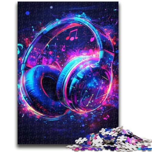 1000-teiliges Puzzle für Jugendliche und Erwachsene, Galaxie-Kopfhörer, pädagogisches Spielzeug zum Stressabbau, Eltern-Kind-Interaktion für Kinder ab 14 Jahren, 50x75cm 1000-teiliges Puzzle für Jugendliche und Erwachsene, Galaxie-Kopfhörer, pädagogisches Spielzeug zum Stressabbau, Eltern-Kind-Interaktion für Kinder ab 14 Jahren, 50x75cm von LYXIANY