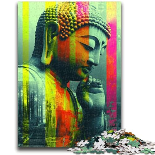 1000-teiliges Puzzle für Jugendliche und Erwachsene, Graffiti-Buddha-Denkspiel, Lernspiel für Geburtstag, Weihnachten, für 14-Jährige, 50x75cm 1000-teiliges Puzzle für Jugendliche und Erwachsene, Graffiti-Buddha-Denkspiel, Lernspiel für Geburtstag, Weihnachten, für 14-Jährige, 50x75cm von LYXIANY