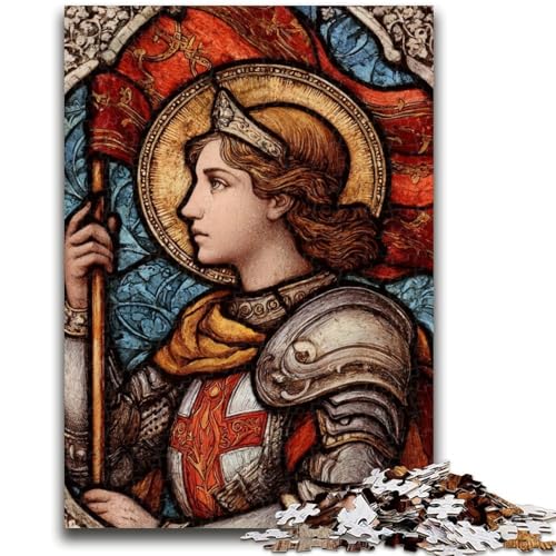 1000-teiliges Puzzle für Jugendliche und Erwachsene, Heiliges Buntglas-Denkspiel, Lernspiel für Geburtstag, Weihnachten, für 14-Jährige, 50x75cm 1000-teiliges Puzzle für Jugendliche und Erwachsene, Heiliges Buntglas-Denkspiel, Lernspiel für Geburtstag, Weihnachten, für 14-Jährige, 50x75cm von LYXIANY